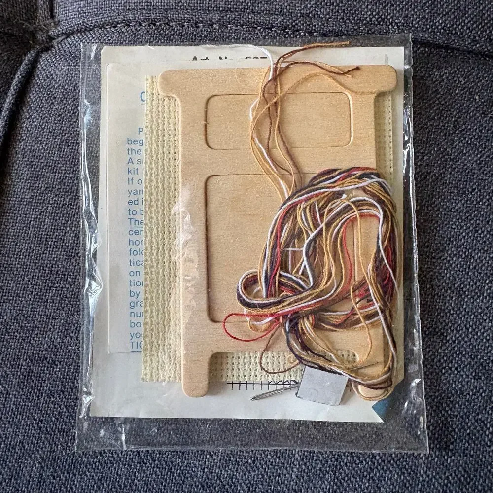 Bread Vintage Counted Cross Stitch Kit by Stitch N Frame for NeedleMagic - 1980s